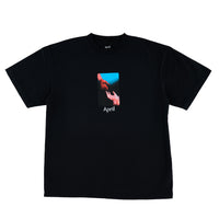 MATERIAL TEE - BLACK