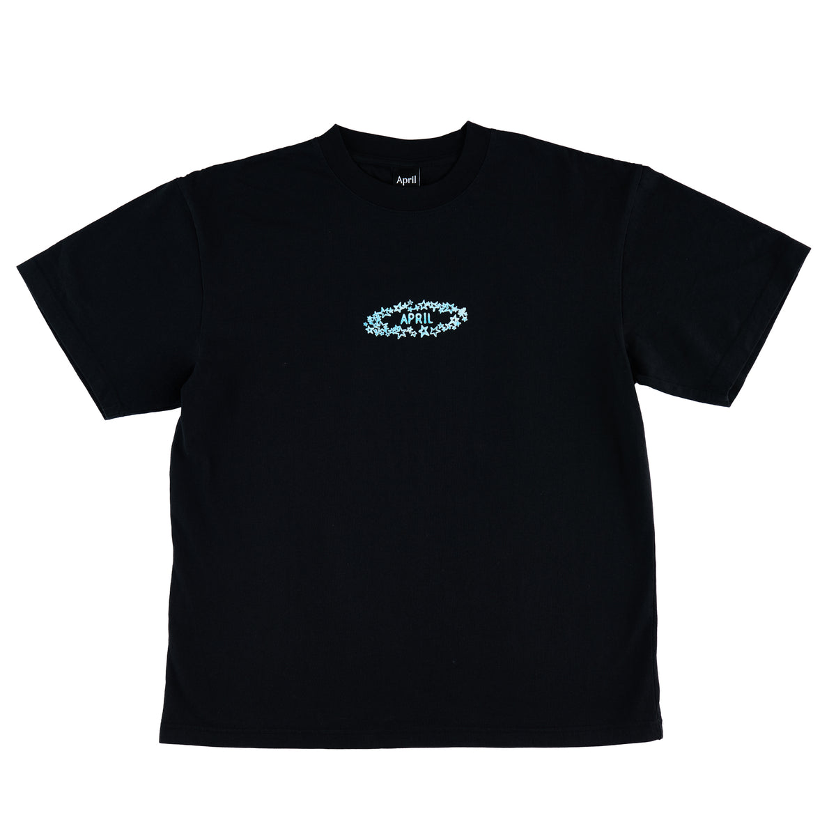 高級品市場 April_Stars_Tee_BLACK_FRONT_12 トップス