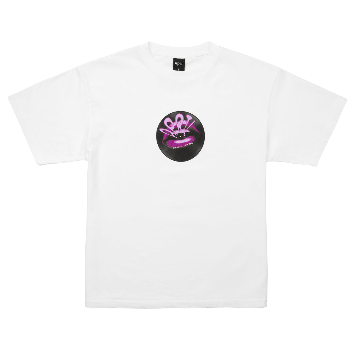 CD TEE - WHITE – Aprilskateboards CD TEE - WHITE – Aprilskateboards
