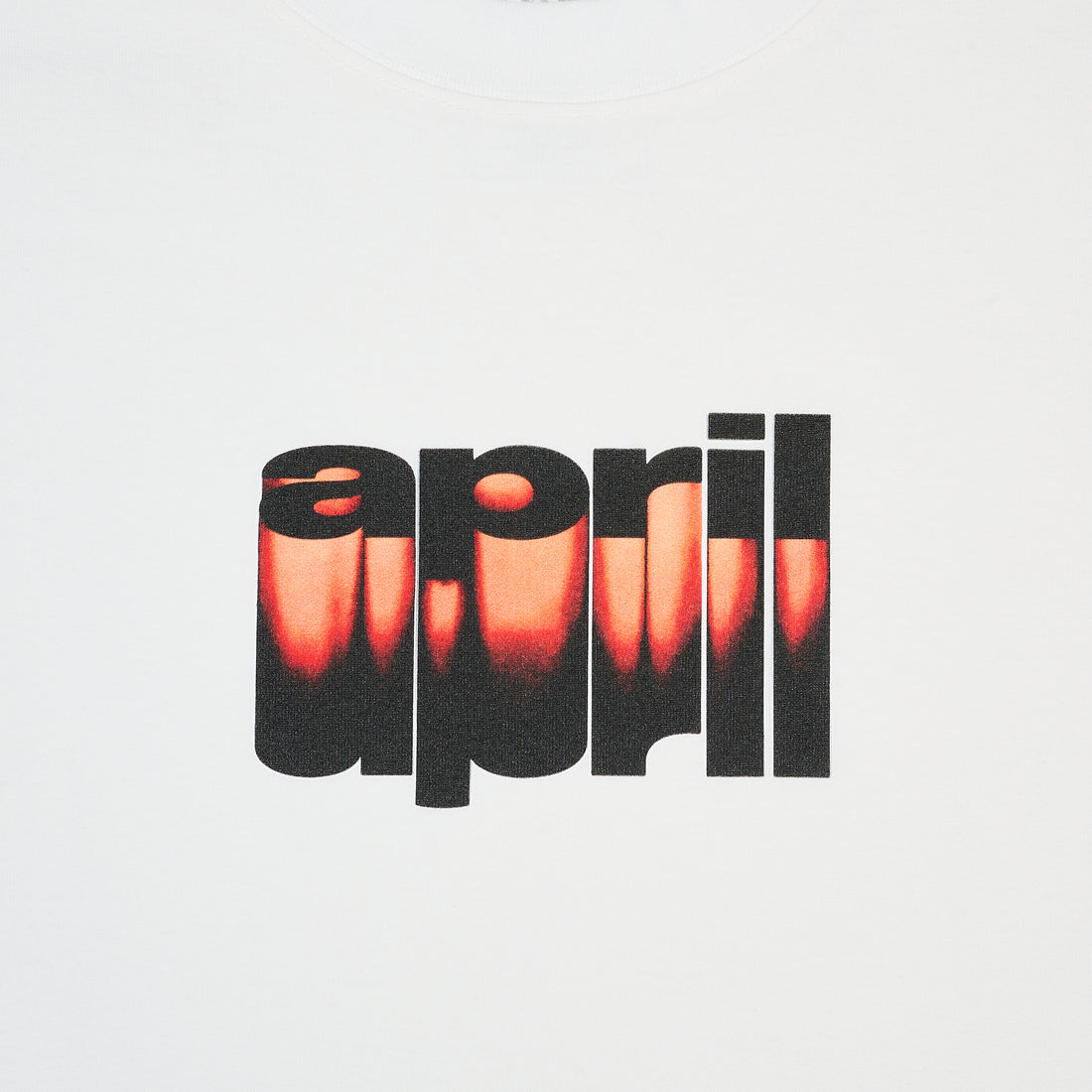 RUSTED OVER TEE - WHITE