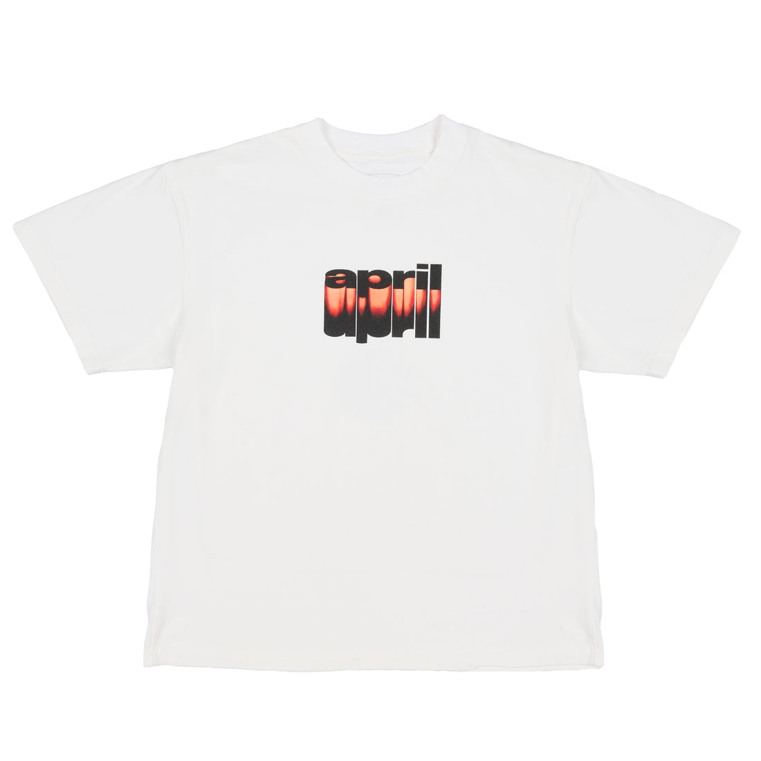 RUSTED OVER TEE - WHITE
