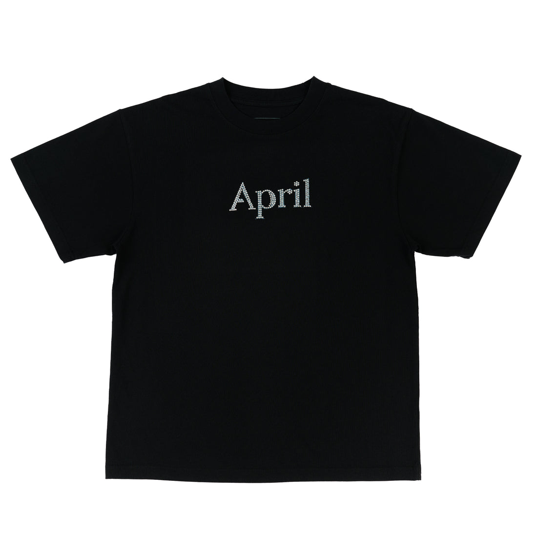 RHINESTONE TEE - BLACK