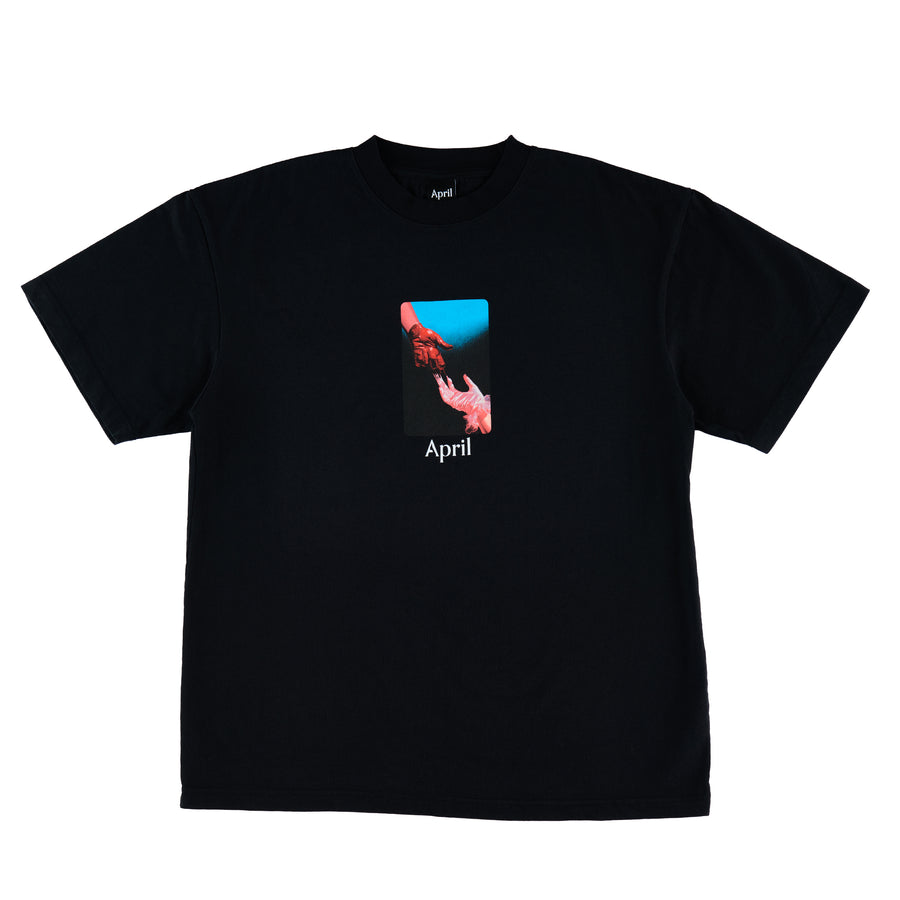 MATERIAL TEE - BLACK
