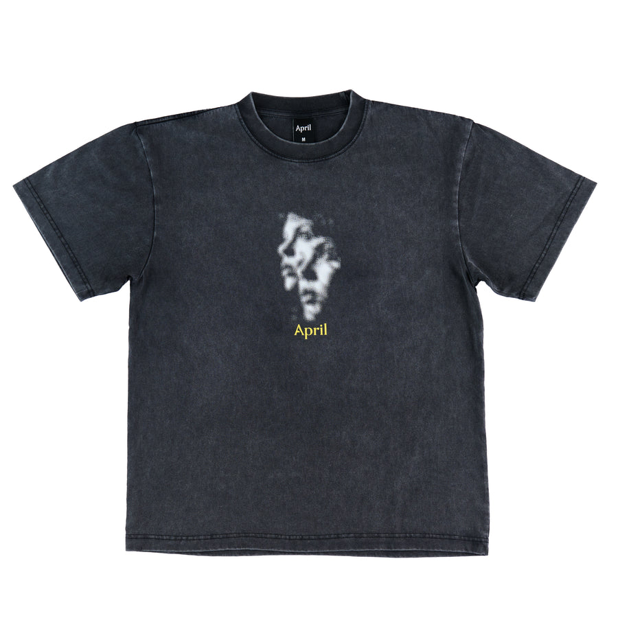 TWO FACE TEE - VINTAGE BLACK