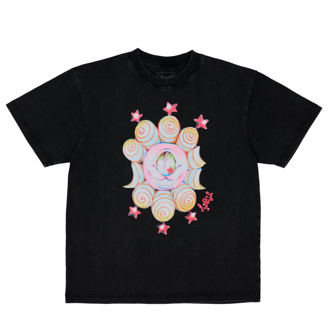 EYE BY EMA GASPAR TEE - VINTAGE BLACK