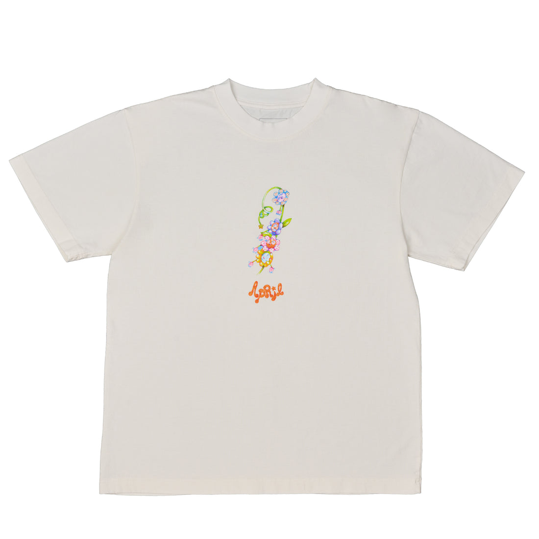 FLOWER BY EMA GASPAR TEE - WHITE