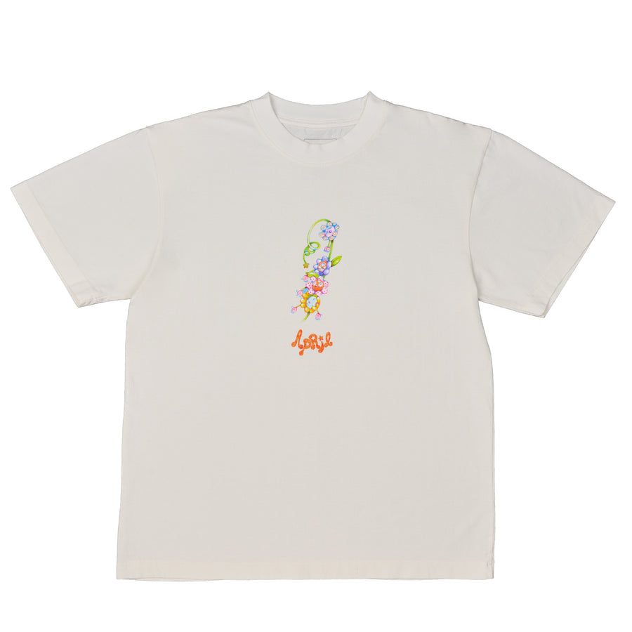 FLOWER BY EMA GASPAR TEE - WHITE