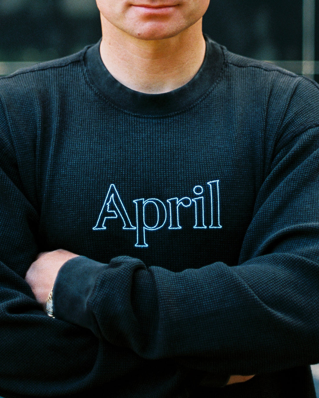 THERMAL LS EMBROID - BLACK