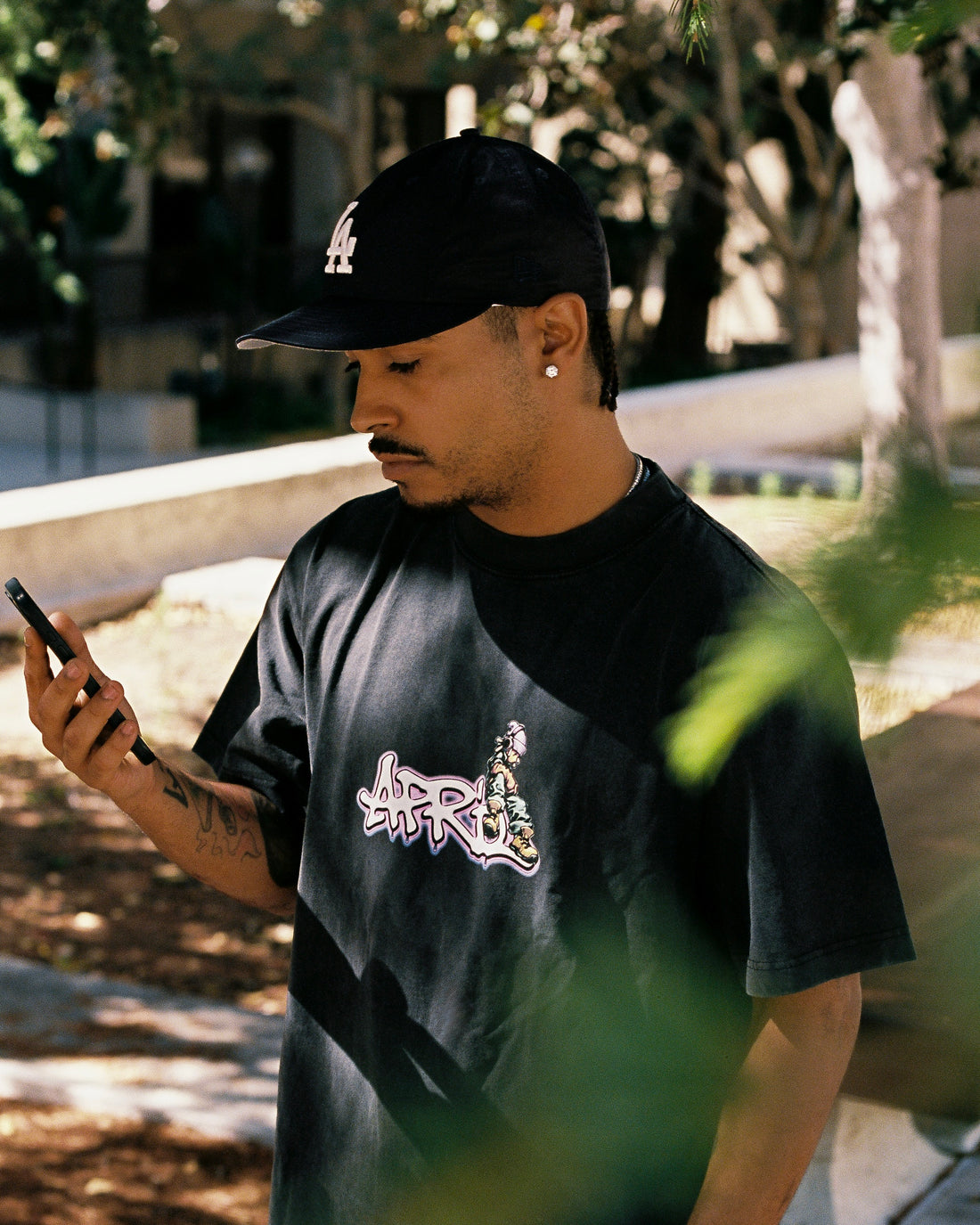 DUDE TEE - VINTAGE BLACK