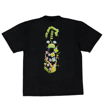 MUSHROOM BY EMA GASPAR TEE - VINTAGE BLACK