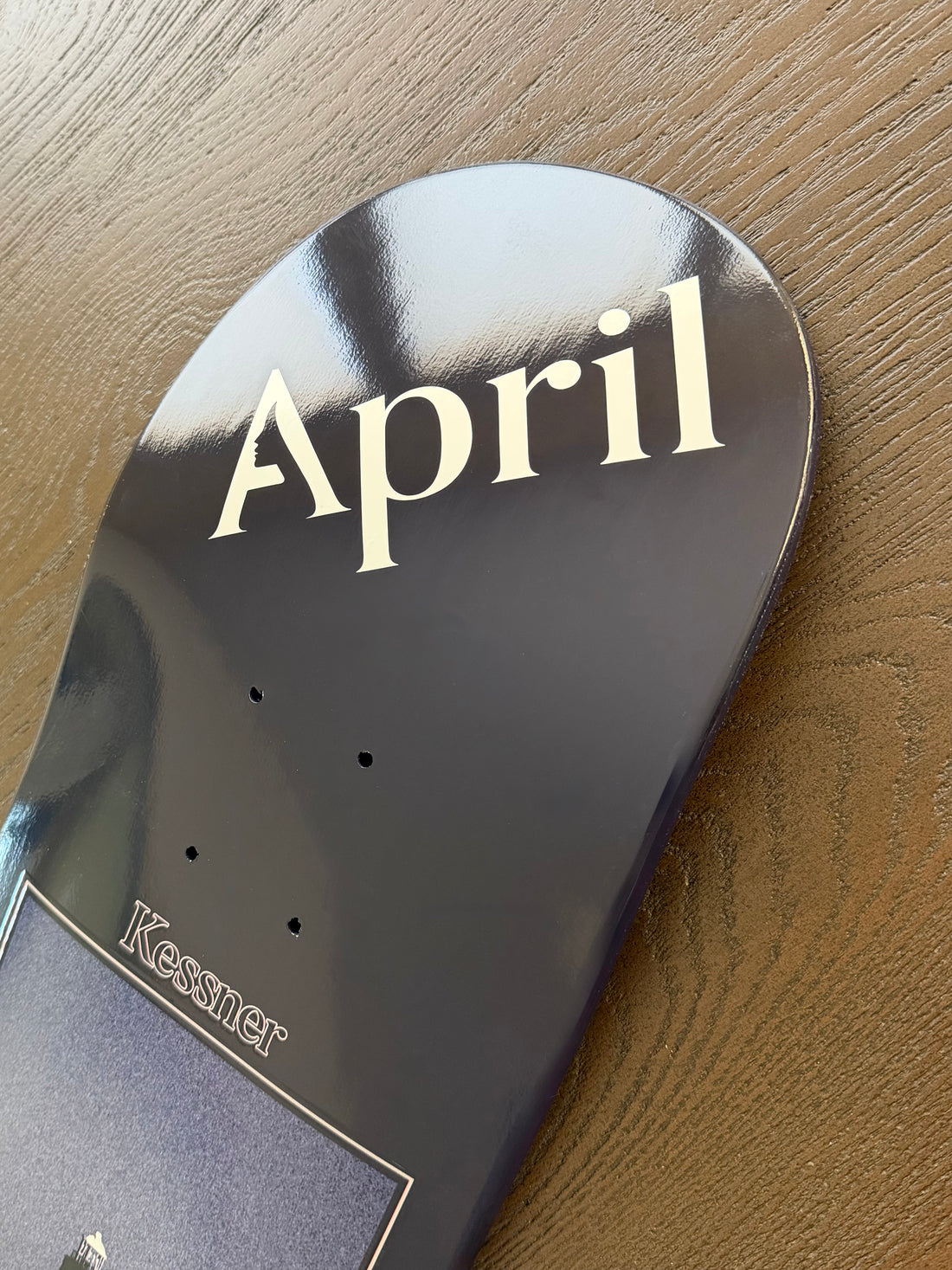 APRIL DIE CUT STICKER - WHITE