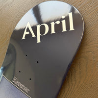 APRIL DIE CUT STICKER - WHITE