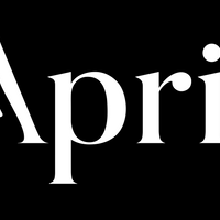 APRIL DIE CUT STICKER - WHITE